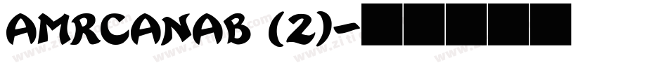 AMRCANAB (2)字体转换